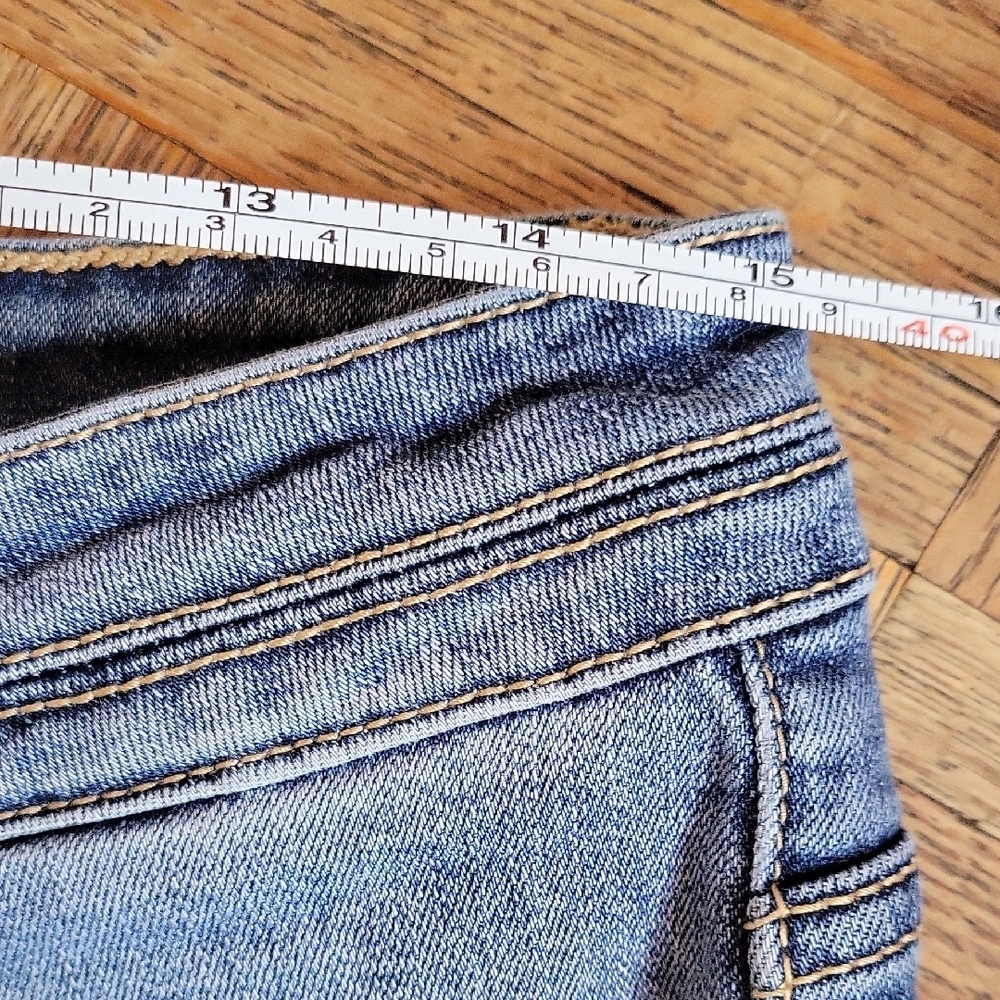 KanCan Mid Rise Skinny Denim Jeans Distressed Cotton Stretch Size 30 - Picture 4 of 11